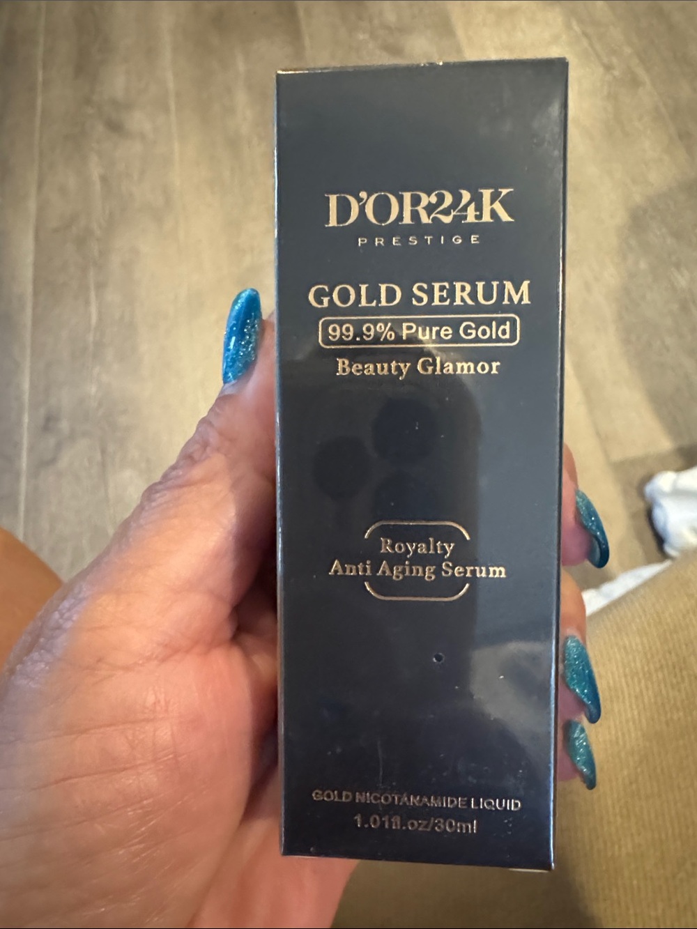 D'OR24K Prestige Gold Serum - Black & Gold Packaging